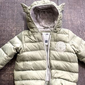 Baby GAP Infant 18-24 month Yoda Puffer Jacket